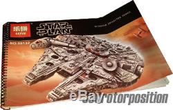 NEW CUSTOM COMPATIBLE LeGo Star Wars UCS Millennium Falcon 75192 8445 pcs Bricks