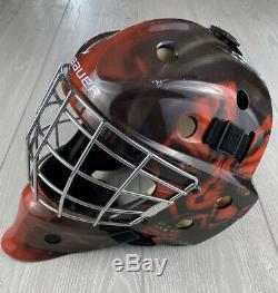 NHL Bauer NME3 SR Darth Maul Star Wars Custom Goalie Mask Sz 7 7.5 Clean