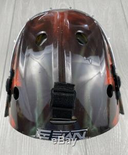 NHL Bauer NME3 SR Darth Maul Star Wars Custom Goalie Mask Sz 7 7.5 Clean