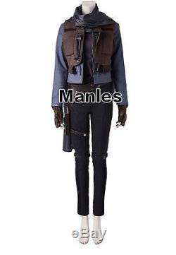 New Arrival Rogue One A Star Wars Story Jyn Erso Sergeant Costume Cosplay