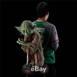 New Custom Star Wars 1/1 Life Size Master Yoda Statue H85CM