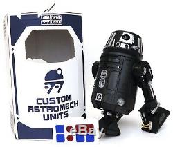 New Disney Star Wars Galaxy's Edge Droid Depot Black Custom R2 Astromech