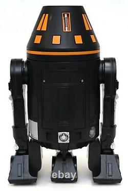 New Disney Star Wars Galaxy's Edge Droid Depot Black Orange Custom R2 Astromech