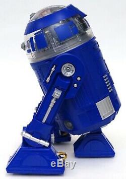 New Disney Star Wars Galaxy's Edge Droid Depot Blue & Clear Custom R2 Astromech