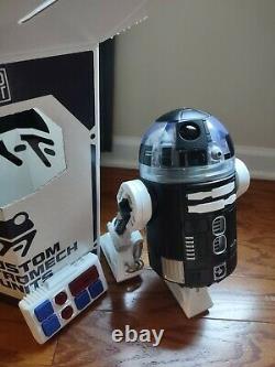 New Disney Star Wars Galaxy's Edge Droid Depot Custom R2 black and white