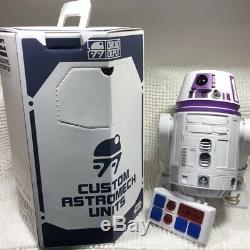 New Disney Star Wars Galaxy's Edge Droid Depot Purple White Custom R2 Astromech
