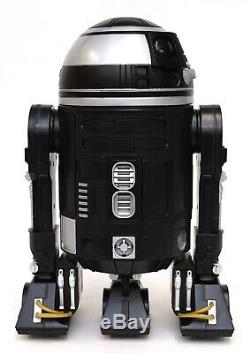 New Disney Star Wars Galaxy's Edge Droid Depot Silver Black Custom R2 Astromech