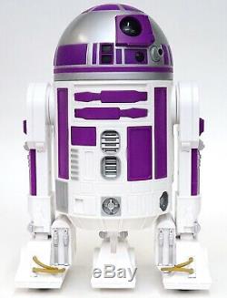 New Disney Star Wars Galaxy's Edge Droid Depot Silver Purple Custom R2 Astromech