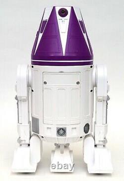 New Disney Star Wars Galaxy's Edge Droid Depot White Purple Custom R2 Astromech