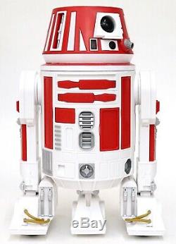 New Disney Star Wars Galaxy's Edge Droid Depot White Red Custom R2 Astromech
