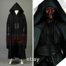 New Star Wars Darth Maul Cosplay Costume custom made Halloween Outfit uniform