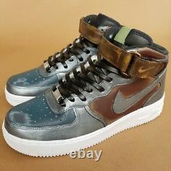 Nike Air Force 1'07 Mid Men's size 9 The Mandalorian Beskar Custom