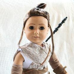 OOAK Custom American Girl Doll, Rey, Custom 18 doll, Star Wars, Girl Jedi Doll