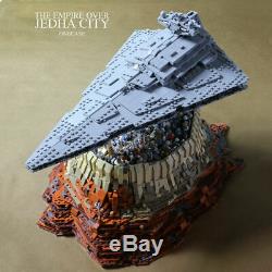 ORIGINAL 5098Pc Star Wars 18916 Star Destroyer over Jedha City Lego Custom set