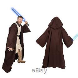 Obi-Wan Kenobi Jedi Costume Hallowen adult Star Wars Padawan Custom Cotton Robe