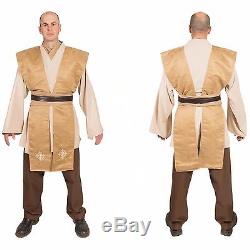 Obi-Wan Kenobi Star Wars Custom Costume Halloween Tunic Set Jedi Master adult