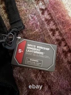 Official Star Wars Custom Built Lightsaber at Walt Disney Savi's Workshop (Rare)