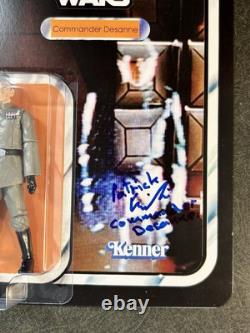PATRICK GINTER Signed Commander Desanne Star Wars Autograph Custom Figure ESB