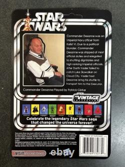 PATRICK GINTER Signed Commander Desanne Star Wars Autograph Custom Figure ESB