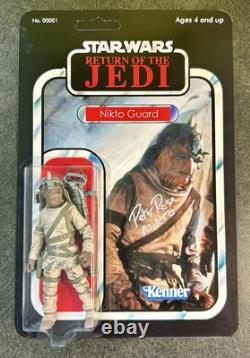 PETER ROSS Signed Nikto Guard Autograph Custom Star Wars Figure ROTJ
