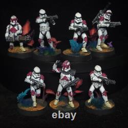 Painted Star Wars Legion Galactic Marines Clone Army Custom Alien Jungle Bases