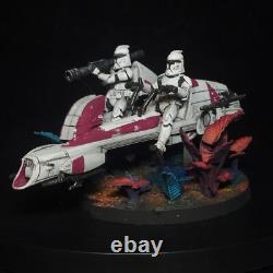 Painted Star Wars Legion Galactic Marines Clone Army Custom Alien Jungle Bases