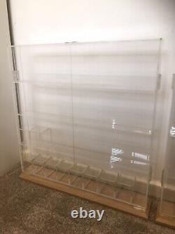 Pair Of Bespoke Clear Acrylic Display Case For Star Wars 3.75 Vintage Figures