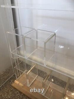 Pair Of Bespoke Clear Acrylic Display Case For Star Wars 3.75 Vintage Figures