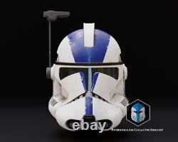 Phase 2 Clone Trooper Officer Helmet Galactic Armory DIY Painted