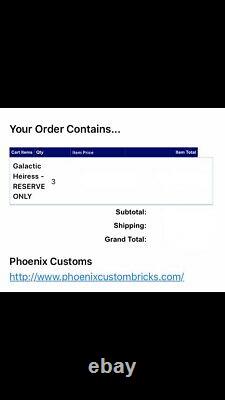 Phoenix customs minifigure Galactic Heiress Lego Star Wars (READ)