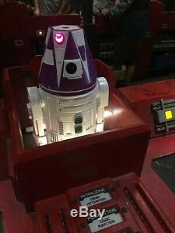 R4 WHITE/PURPLE CUSTOM RC Star Wars Galaxy Edge Build-A-Droid Depot Disney