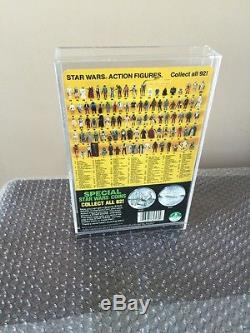 RARE 1984 KENNER STAR WARS POTF BARADA UNPUNCHED Custom Acrylic Case