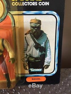 RARE 1984 KENNER STAR WARS POTF BARADA UNPUNCHED Custom Acrylic Case