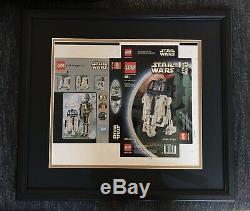 RARE LEGO Star Wars 8009 R2-D2 Prototype Proof Sheet Custom Framed HTF