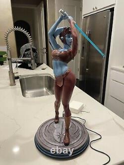 Rare Custom Star Wars 1/4 Scale Premium Format Aayla Secura Statue SOLD OUT