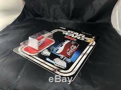 Rare Vintage 1970s Coca Cola Star Wars Cobot R2-D2 Keychain on Custom Cardbacker