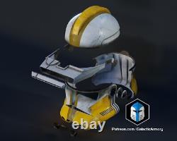 Republic Commander Bly, Clone Trooper Helmet Galactic Armory DIY Painted