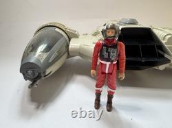 Restored Vintage Kenner Star Wars B-Wing Fighter + Custom Painted Pilot