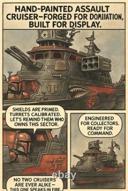 Riptide Monitor Imperial River Gunboat Custom Hand-Painted One-Off Star Wars