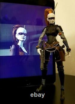 STAR CLONE WARS 6 Custom Black Series Mandalorian lot AURRA SING ASSASSIN Armor