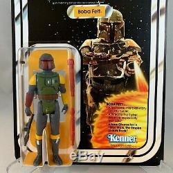 STAR WARS BOBA FETT PROTOTYPE Never Released Figure ROCKET FIRING MOC CUSTOM