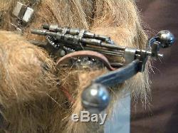 STAR WARS CUSTOM 1/6 SCALE 15 CHEWBACCA with BOWCASTER RIFLE! HOT TOYS SIDESHOW