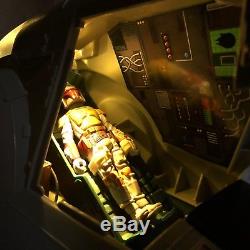 STAR WARS CUSTOM Vintage 1981 Boba Fett SLAVE 1 with CUSTOM LIGHTS IN BOX