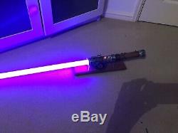 STAR WARS Custom SaberForge Mara Jade Skywalker Lightsaber Installed Prizm 5.1
