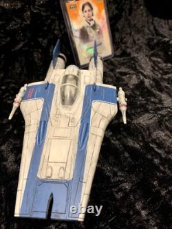 STAR WARS Custom Tallie Lintra A Wing Fighter Model TOPPS SIGNATURE 75/99