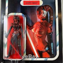 STAR WARS DARTH TALON Figure from LEGACY Custom Vintage Cardback