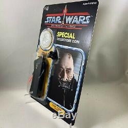 STAR WARS DARTH VADER UNMASKED Figure on Custom Vintage POTF Cardback MOC