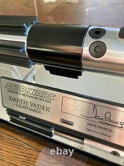 STAR WARS Darth Vader EP6 Saber Master Replicas style Display custom Signature