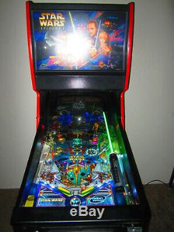 STAR WARS Episode 1 Arcade Pinball Machine by Williams 1999 (Custom LED)