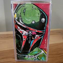 STAR WARS Funko CUSTOM ARTWORK of Boba Fett #102 Smuggler's Bounty Exclusive